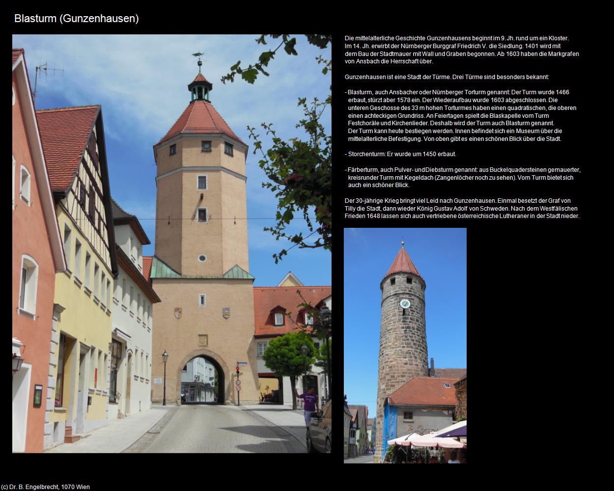 Blasturm und Stadtbefestigung (Gunzenhausen) in Kulturatlas-BAYERN