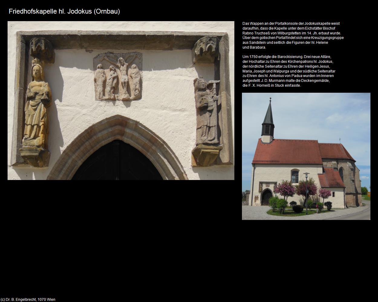 Friedhofskapelle hl. Jodokus (Ornbau) in Kulturatlas-BAYERN