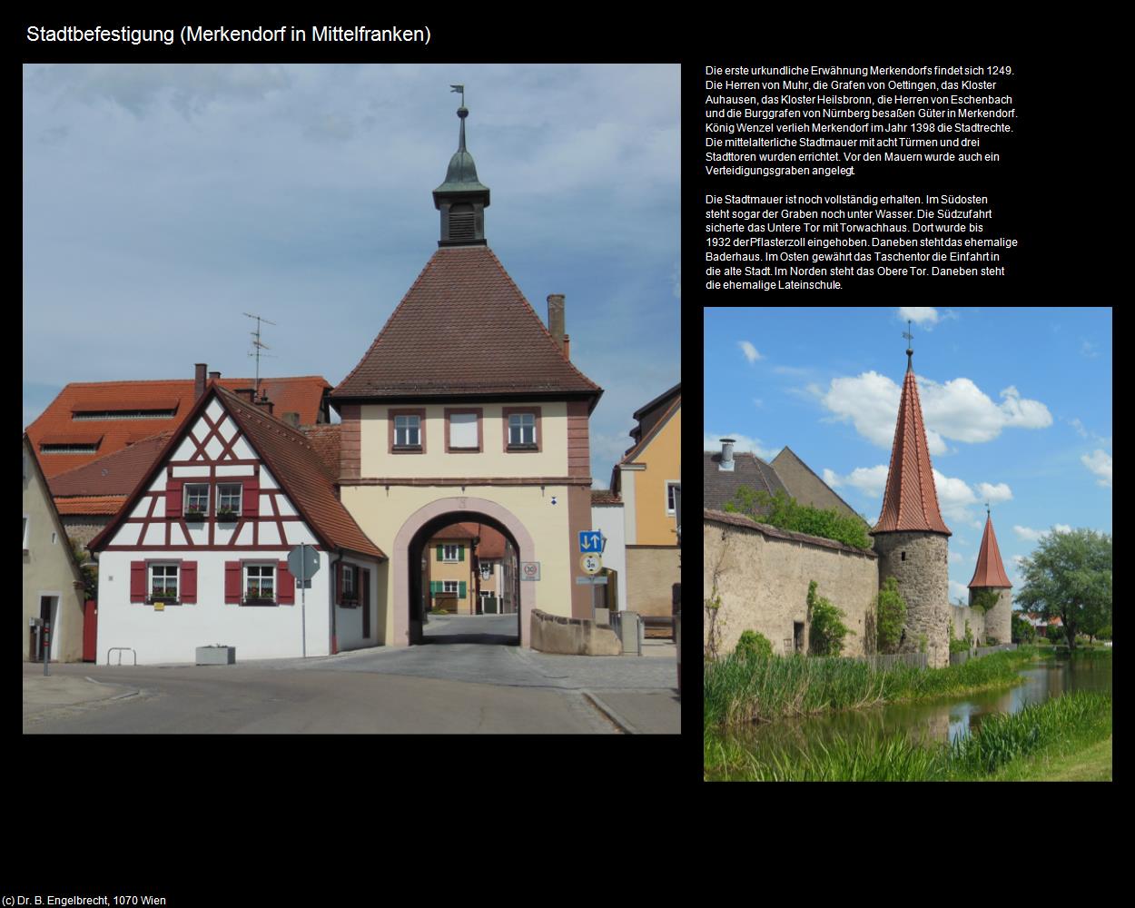 Stadtbefestigung (Merkendorf in Mittelfranken) in Kulturatlas-BAYERN