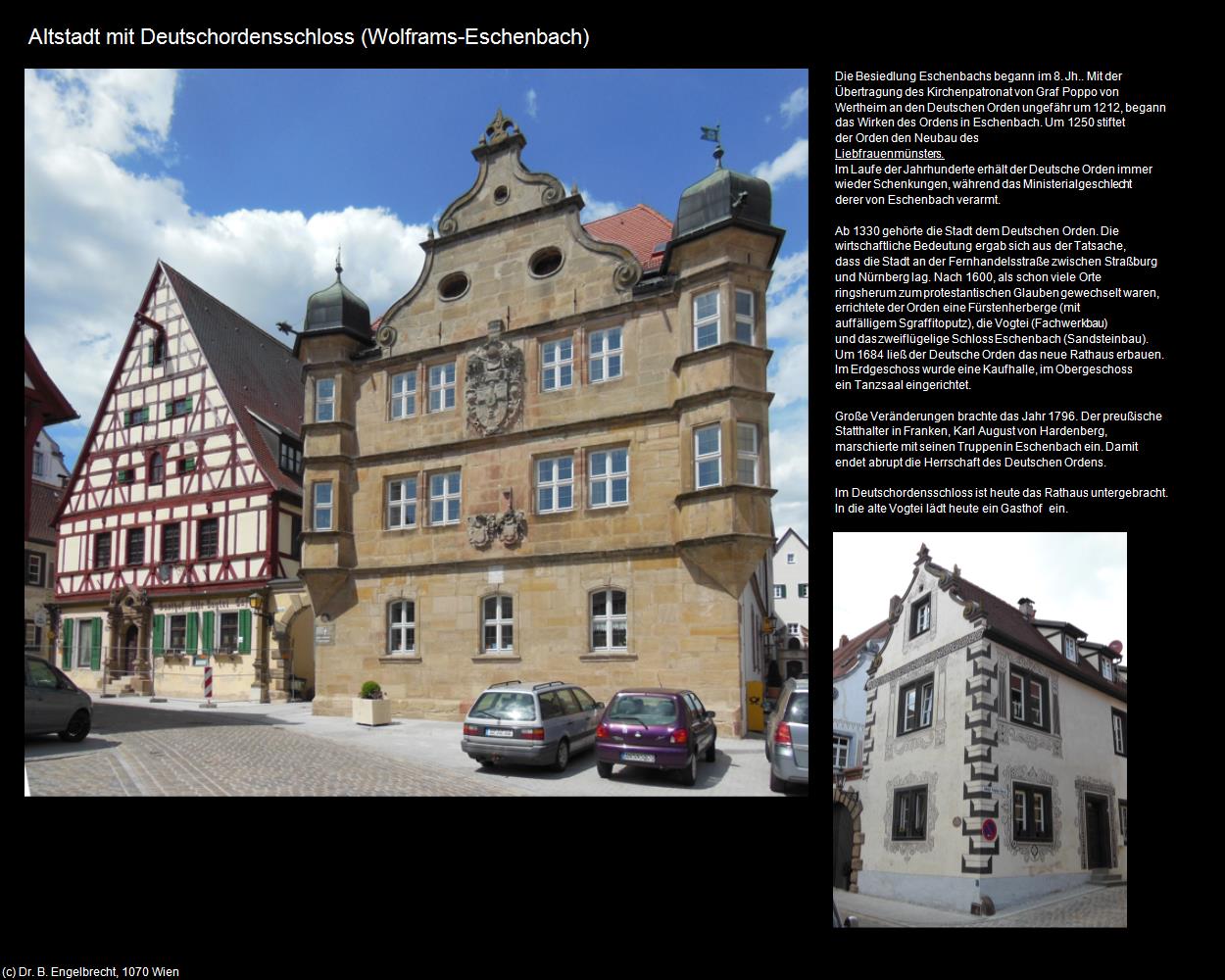 Altstadt mit Deutschordensschloss  (Wolframs-Eschenbach) in Kulturatlas-BAYERN(c)B.Engelbrecht