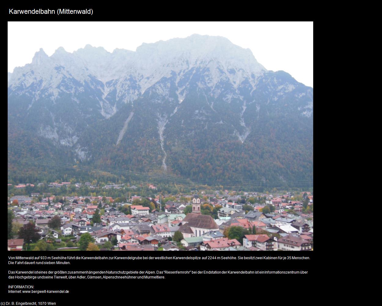 Karwendelbahn Mittenwald/Seilbahn (Mittenwald) in Kulturatlas-BAYERN