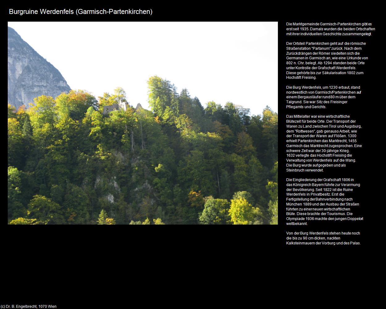 Burgruine Werdenfels (Garmisch-Partenkirchen ) in Kulturatlas-BAYERN