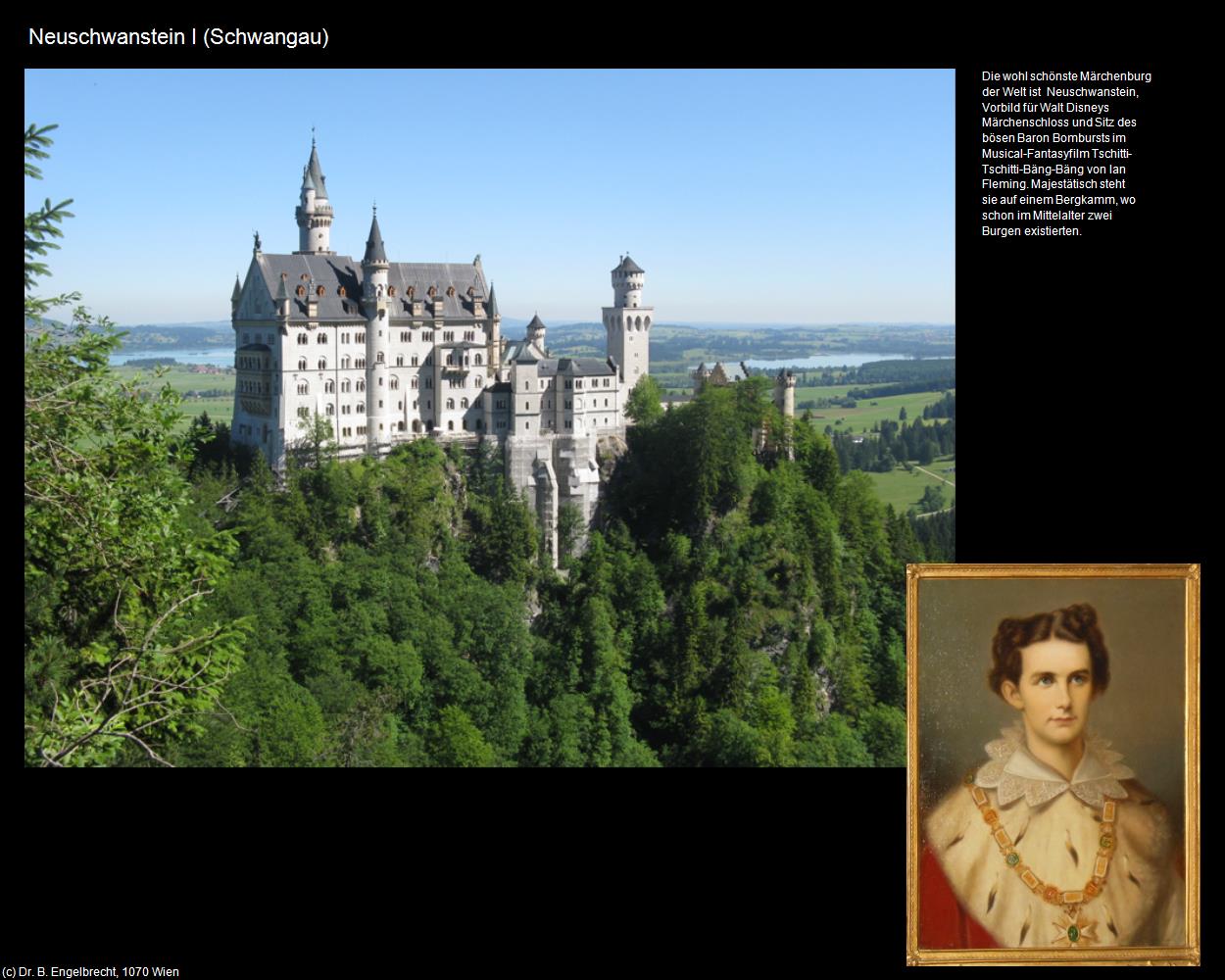 Schloss Neuschwanstein I (Schwangau) in Kulturatlas-BAYERN