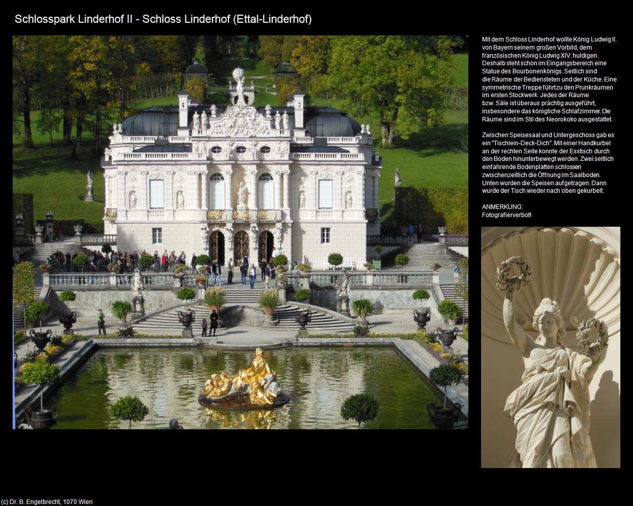 Schloss Linderhof (Ettal-Linderhof ) in Kulturatlas-BAYERN