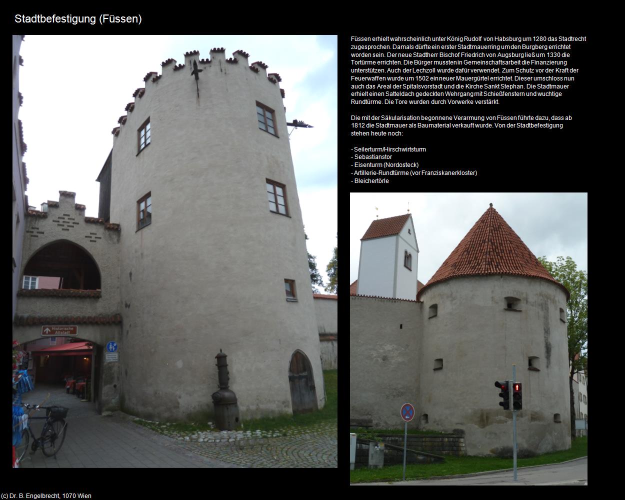 Stadtbefestigung (Füssen) in Kulturatlas-BAYERN
