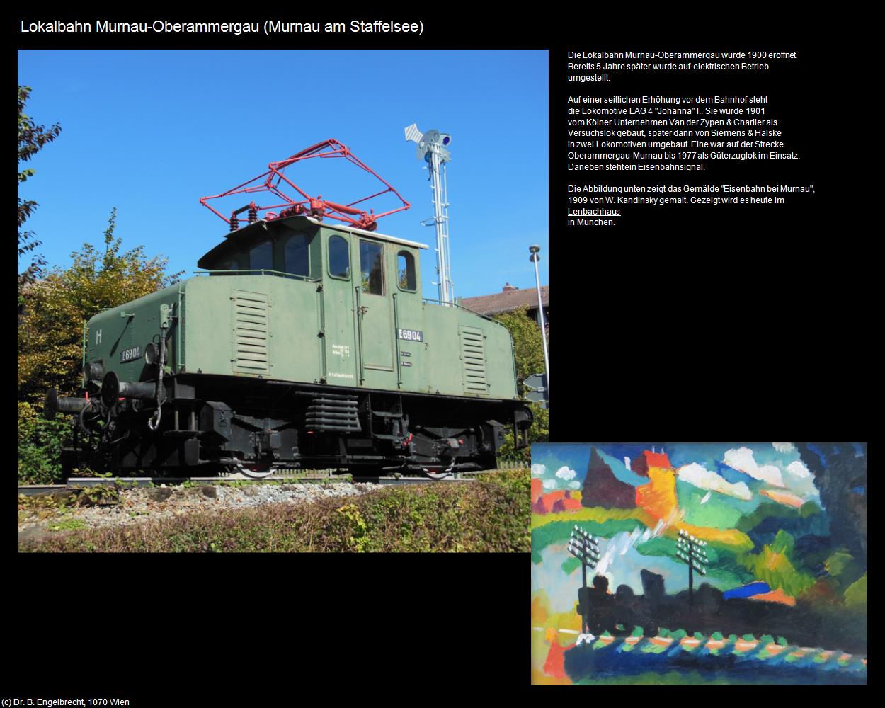 Lokalbahn Murnau-Oberammergau (Seehausen am Staffelsee ) in Kulturatlas-BAYERN(c)B.Engelbrecht