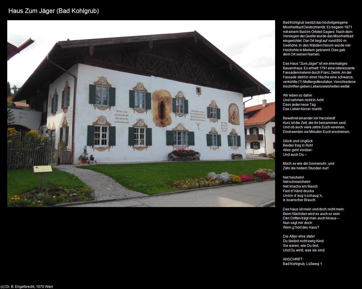 Haus Zum Jäger (Bad Kohlgrub) in Kulturatlas-BAYERN