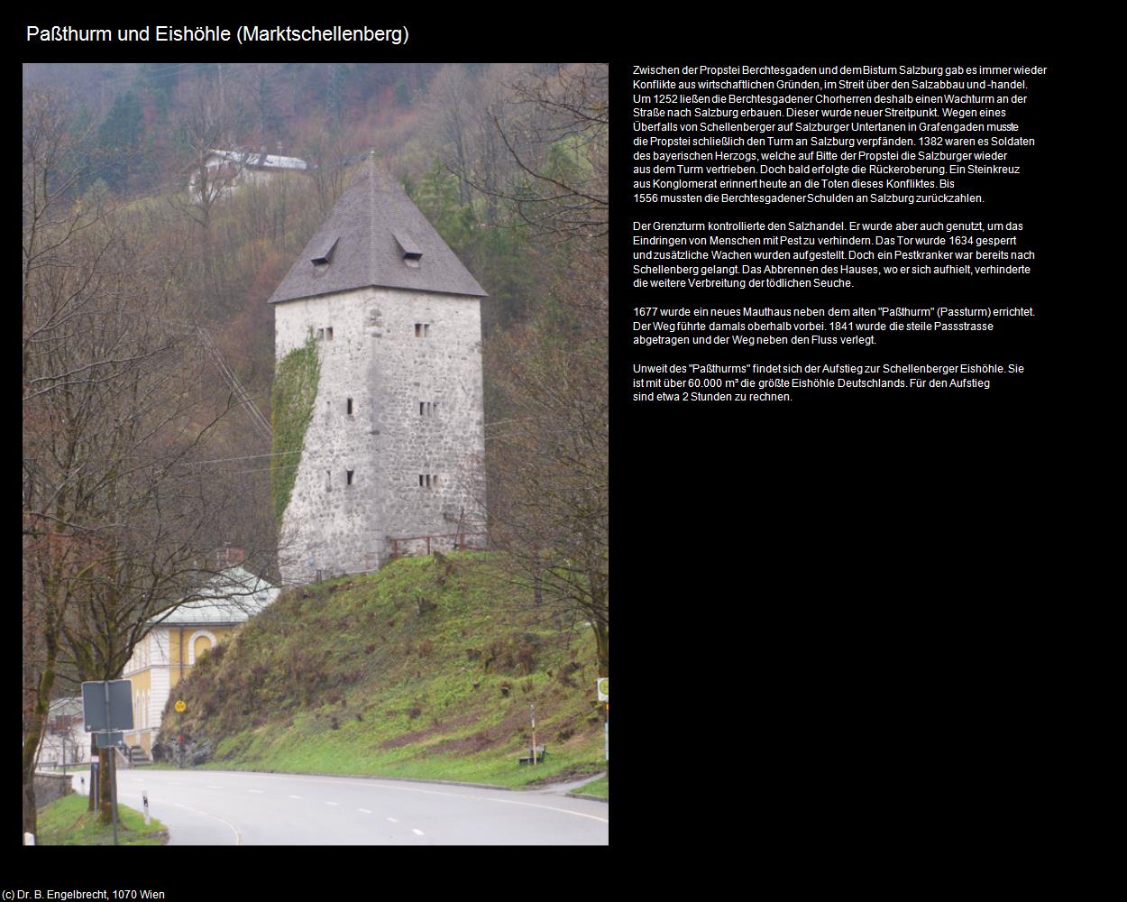 Paßthurm und Eishöhle  (Marktschellenberg) in Kulturatlas-BAYERN