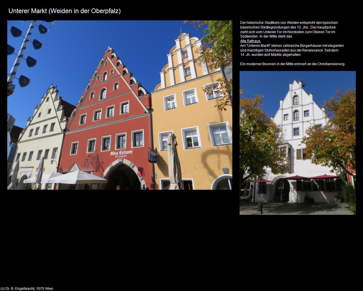 Unterer Markt  (Weiden in der Oberpfalz) in Kulturatlas-BAYERN(c)B.Engelbrecht