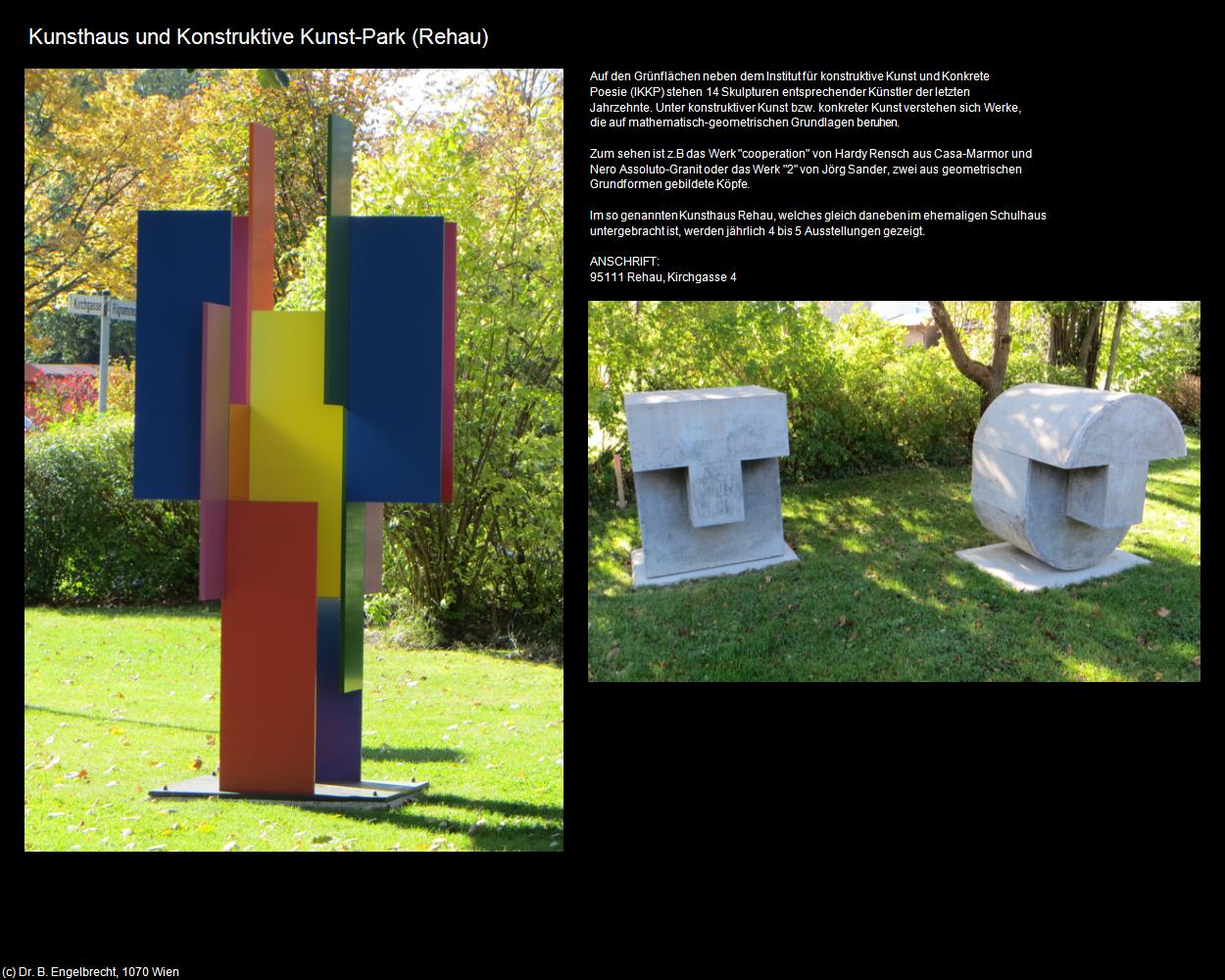 Kunsthaus und Konstruktive Kunst-Park (Rehau) in Kulturatlas-BAYERN