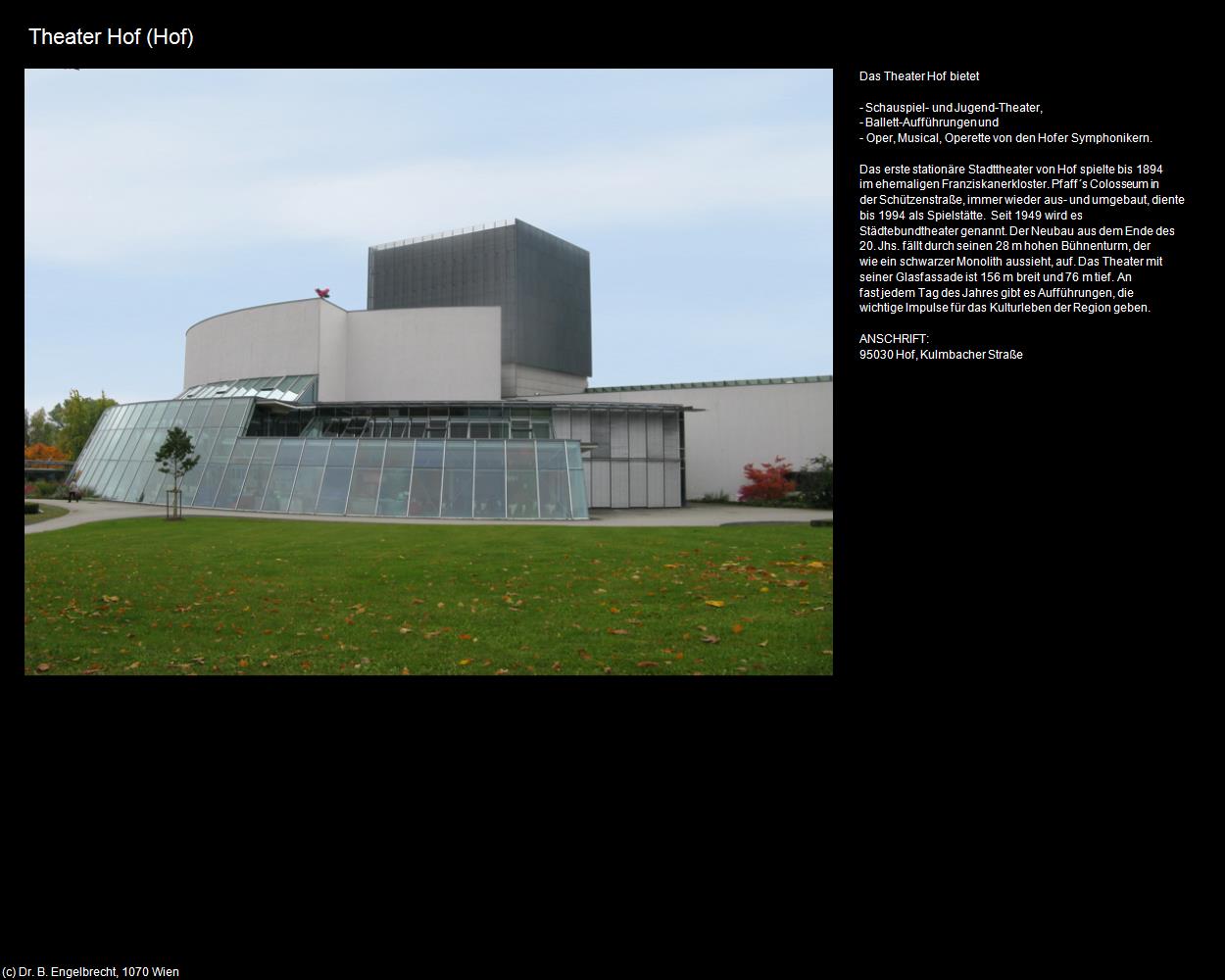 Theater Hof (Hof) in Kulturatlas-BAYERN