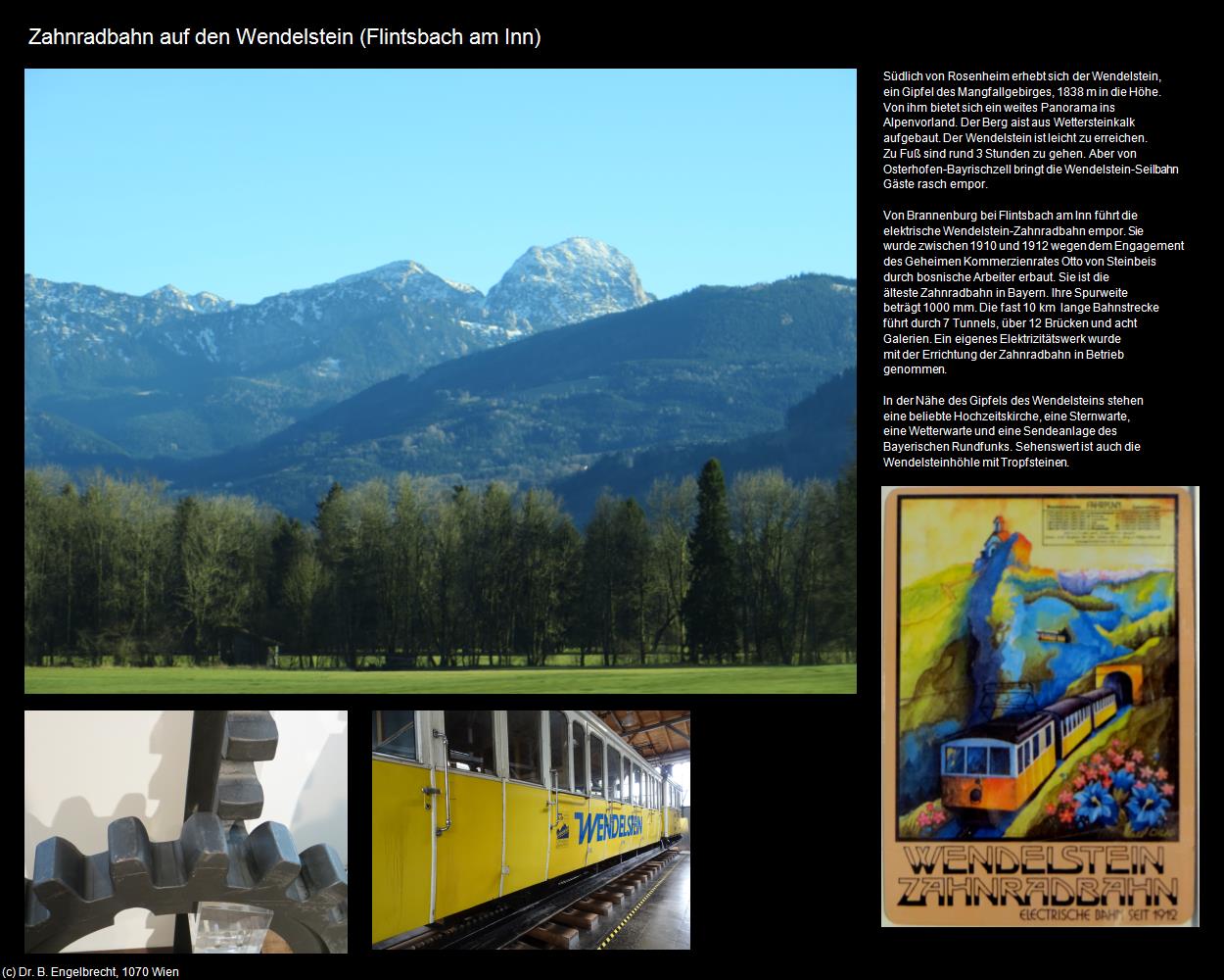 Zahnradbahn auf den Wendelstein  (Flintsbach am Inn) in Kulturatlas-BAYERN