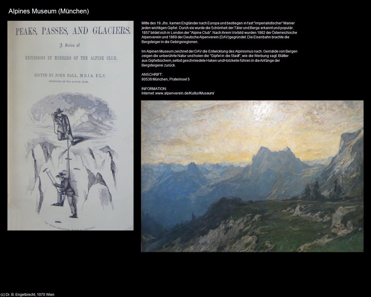 Alpines Museum (München) in Kulturatlas-BAYERN