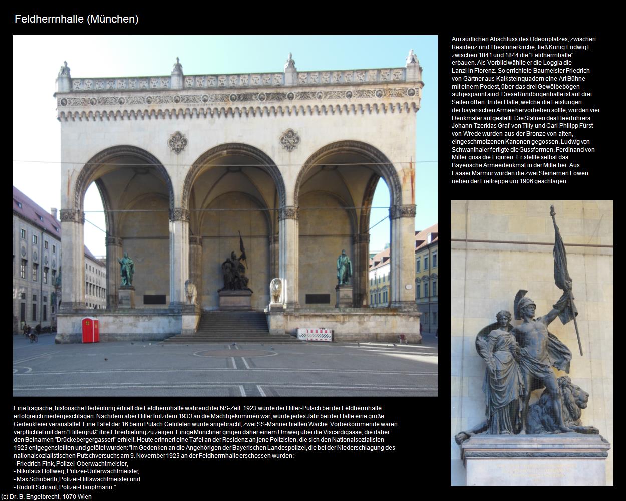 Feldherrnhalle (München) in Kulturatlas-BAYERN