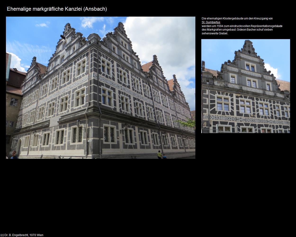Ehem. markgräfliche Kanzlei  (Ansbach) in Kulturatlas-BAYERN(c)B.Engelbrecht