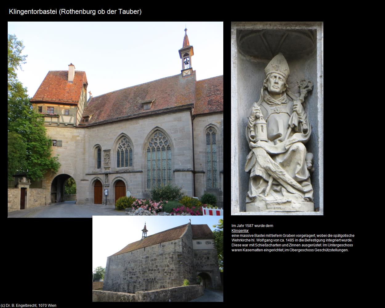 Klingentorbastei  (Rothenburg ob der Tauber) in Kulturatlas-BAYERN(c)B.Engelbrecht