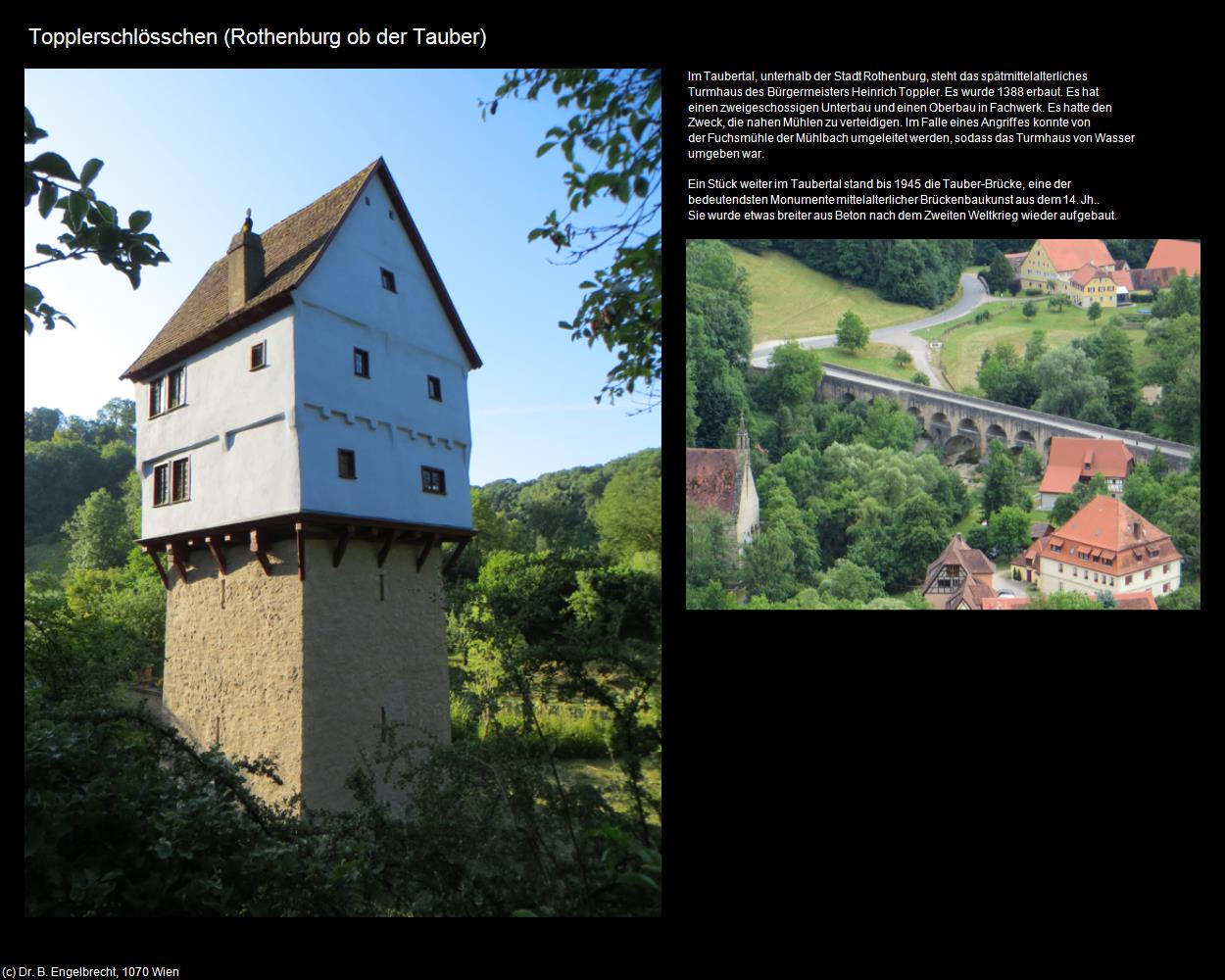 Topplerschlösschen (Rothenburg ob der Tauber) in Kulturatlas-BAYERN