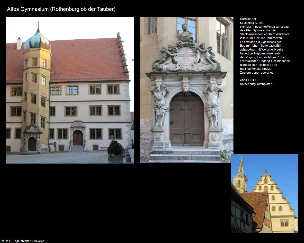 Altes Gymnasium (Rothenburg ob der Tauber) in Kulturatlas-BAYERN(c)B.Engelbrecht