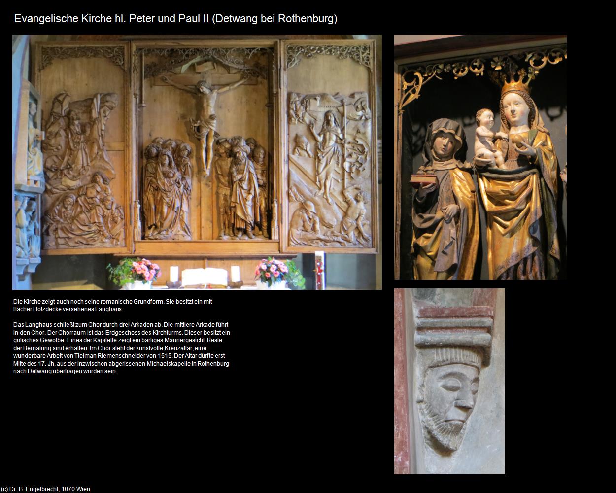 Evang.K. hl. Peter und Paul II (Detwang bei Rothenburg) in Kulturatlas-BAYERN