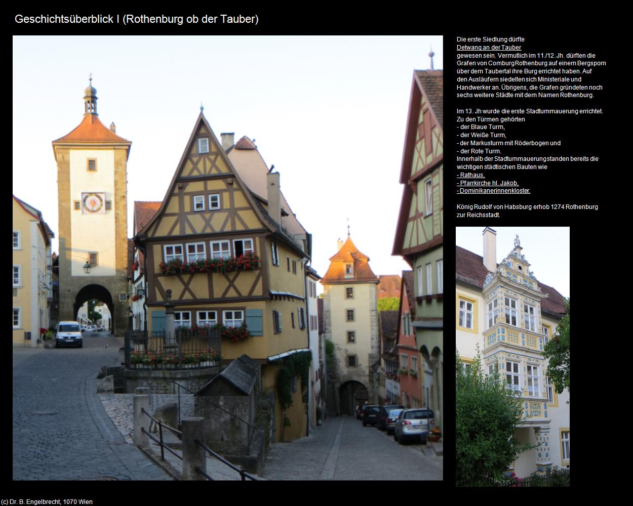 Geschichtsüberblick I (Rothenburg ob der Tauber) in Kulturatlas-BAYERN(c)B.Engelbrecht