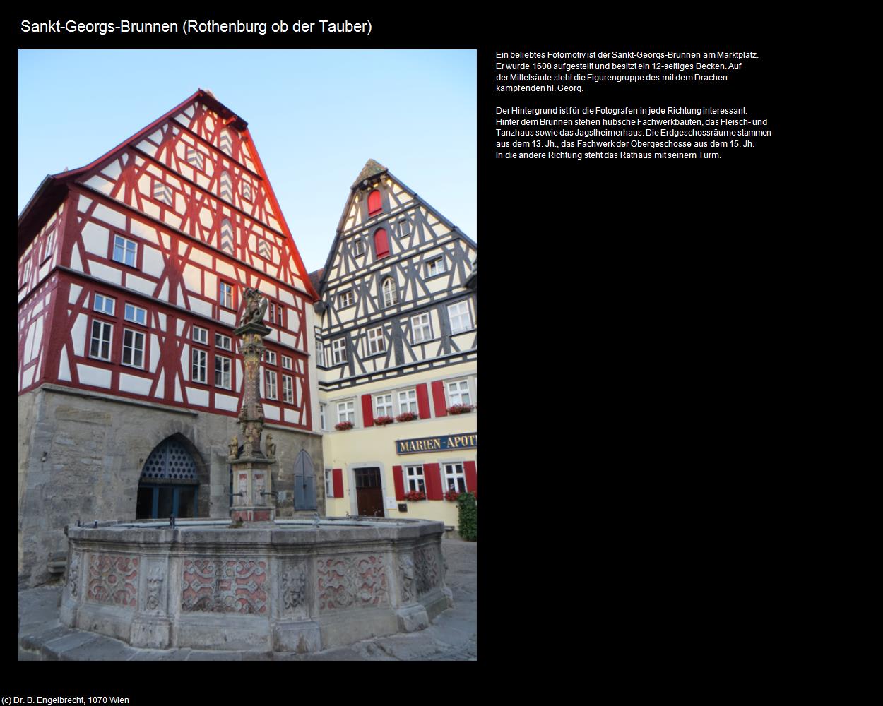 Sankt-Georgs-Brunnen (Rothenburg ob der Tauber) in Kulturatlas-BAYERN