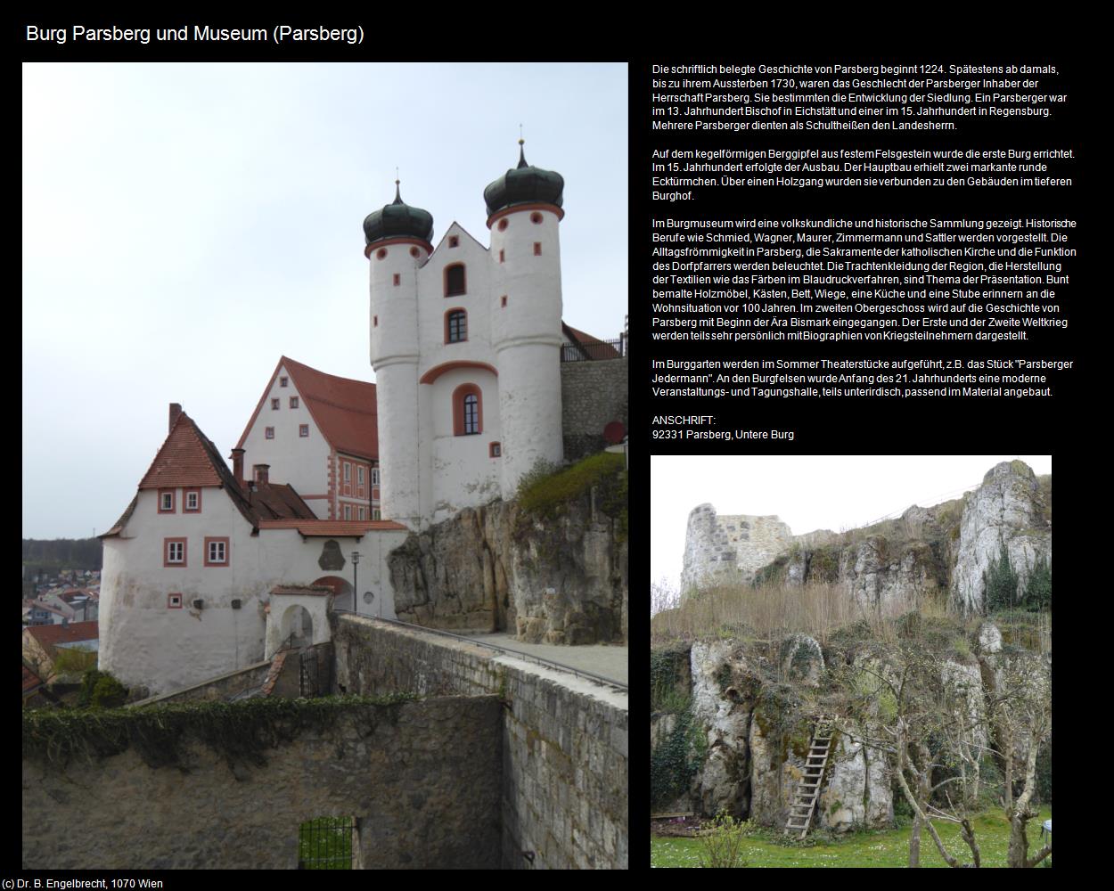 Burg Parsberg und Museum  (Parsberg) in Kulturatlas-BAYERN