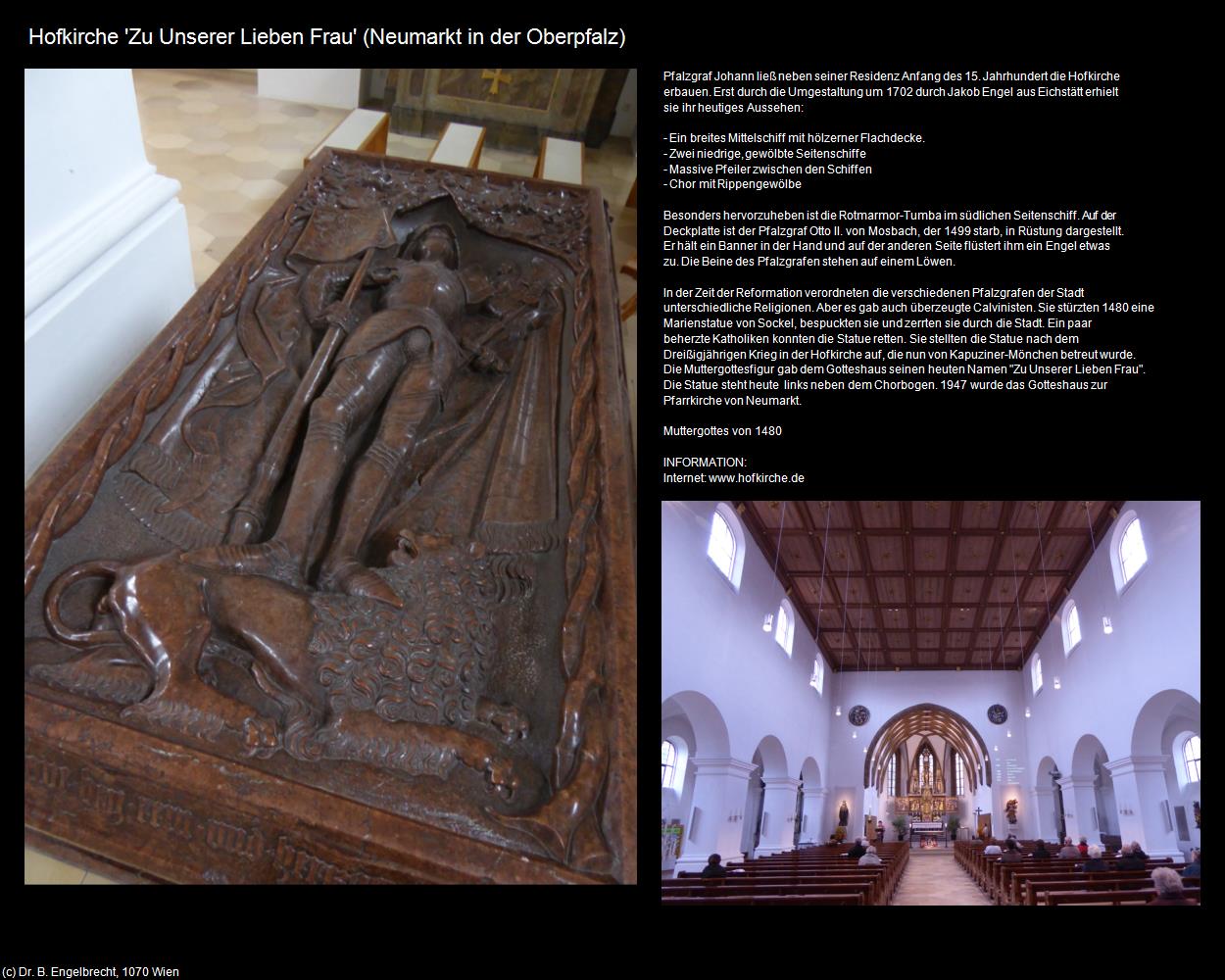 Hofkirche Zu Unseren Lieben Frau   (Neumarkt in der Oberpfalz) in Kulturatlas-BAYERN