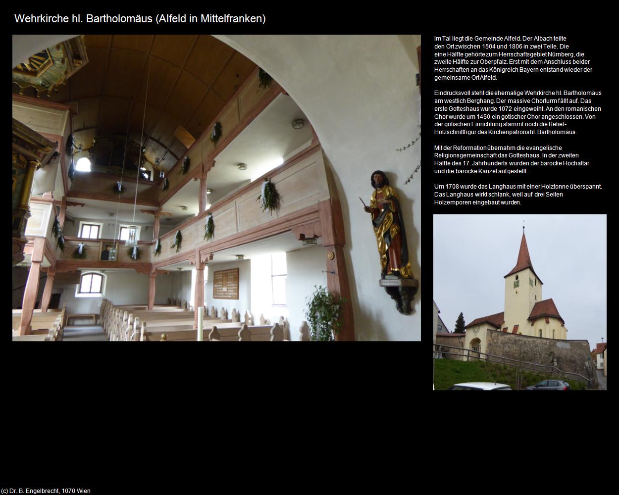 Wehrkirche hl. Bartholomäus (Alfeld in Mittelfranken) (Altdorf bei Nürnberg) in Kulturatlas-BAYERN