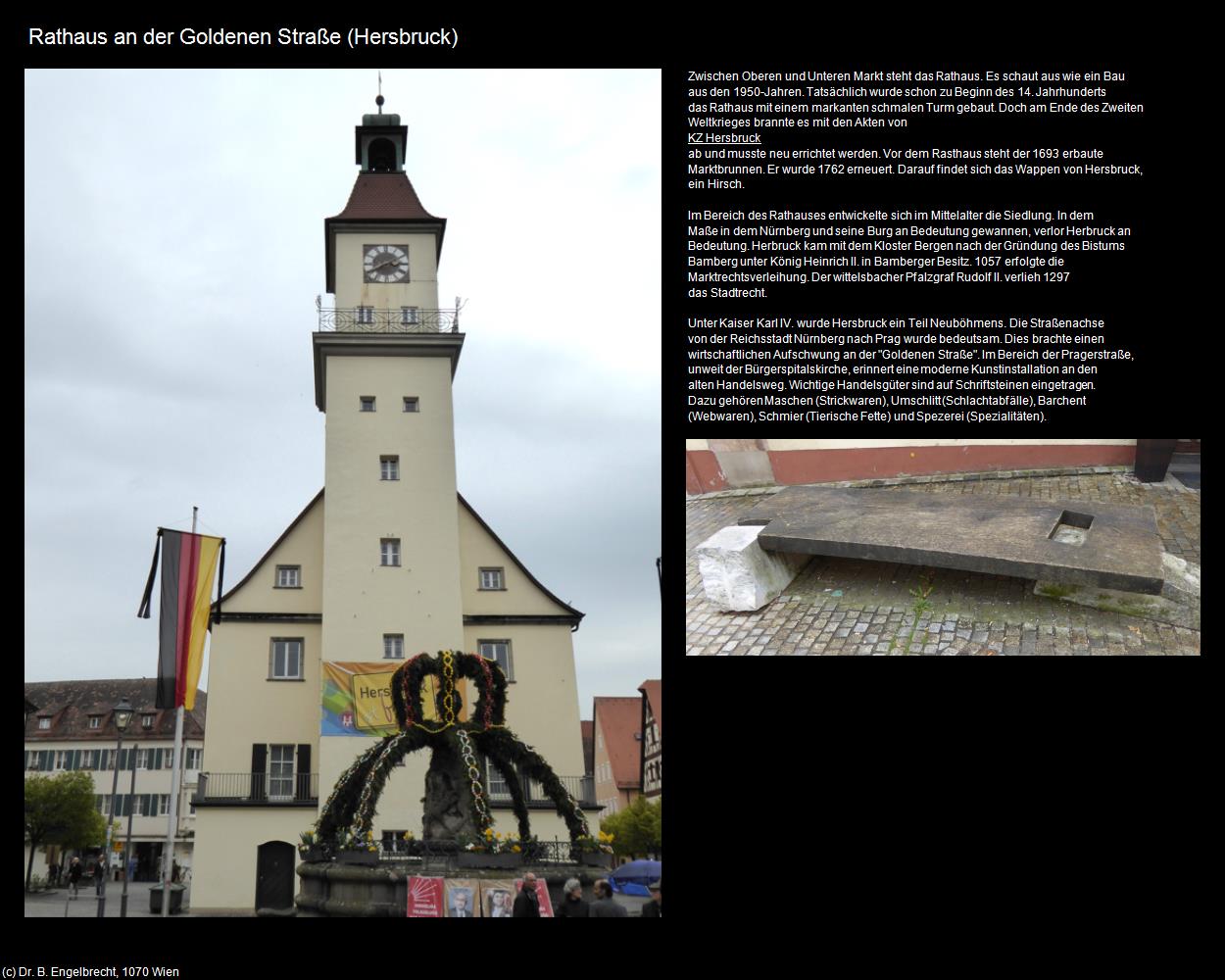 Rathaus an der Goldenen Straße  (Hersbruck) in Kulturatlas-BAYERN(c)B.Engelbrecht