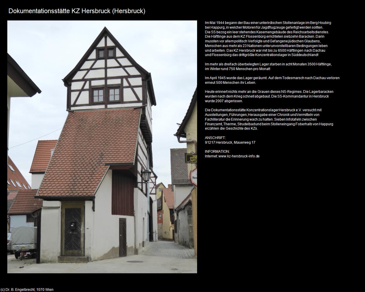 Dokumentationsstätte KZ Hersbruck (Hersbruck) in Kulturatlas-BAYERN