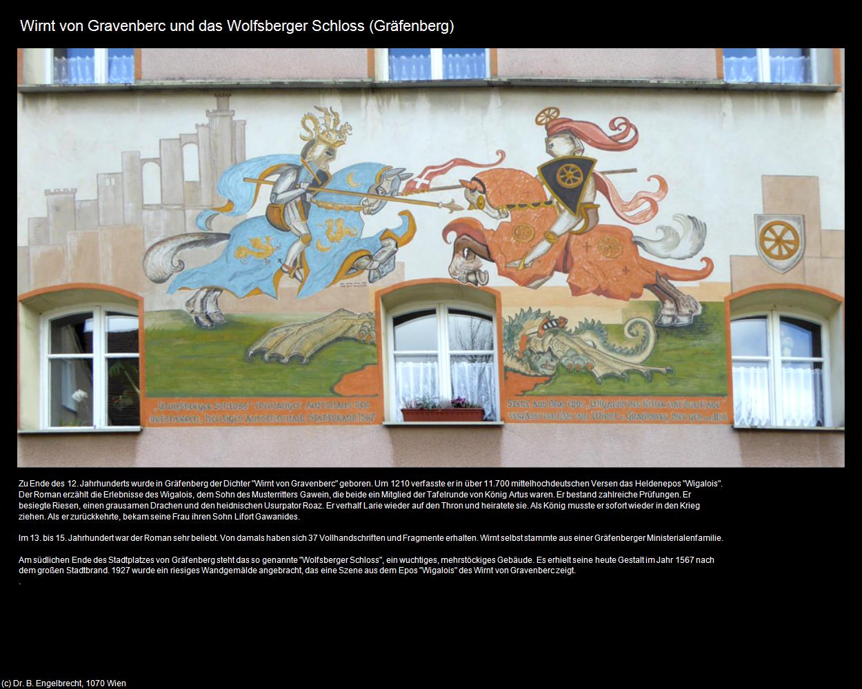 Wirnt von Gravenberc und das Wolfsberger Schloss  (Gräfenberg ) in Kulturatlas-BAYERN
