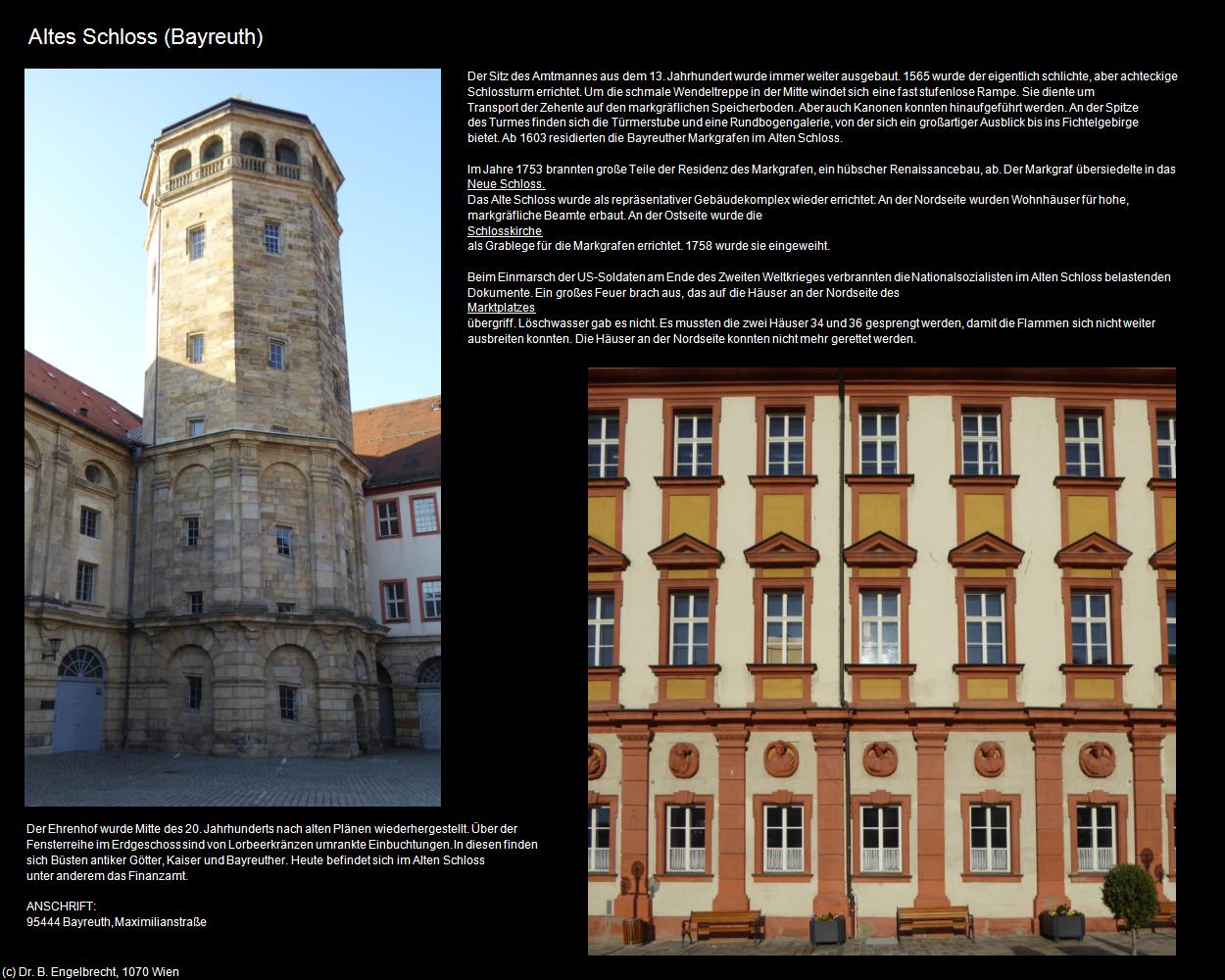 Altes Schloss (Bayreuth) in Kulturatlas-BAYERN(c)B.Engelbrecht