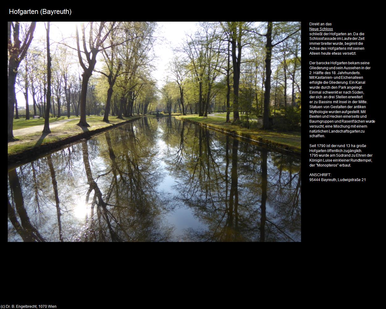 Hofgarten (Bayreuth) in Kulturatlas-BAYERN(c)B.Engelbrecht