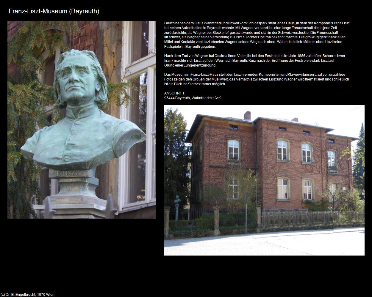 Franz-Liszt-Museum (Bayreuth) in Kulturatlas-BAYERN