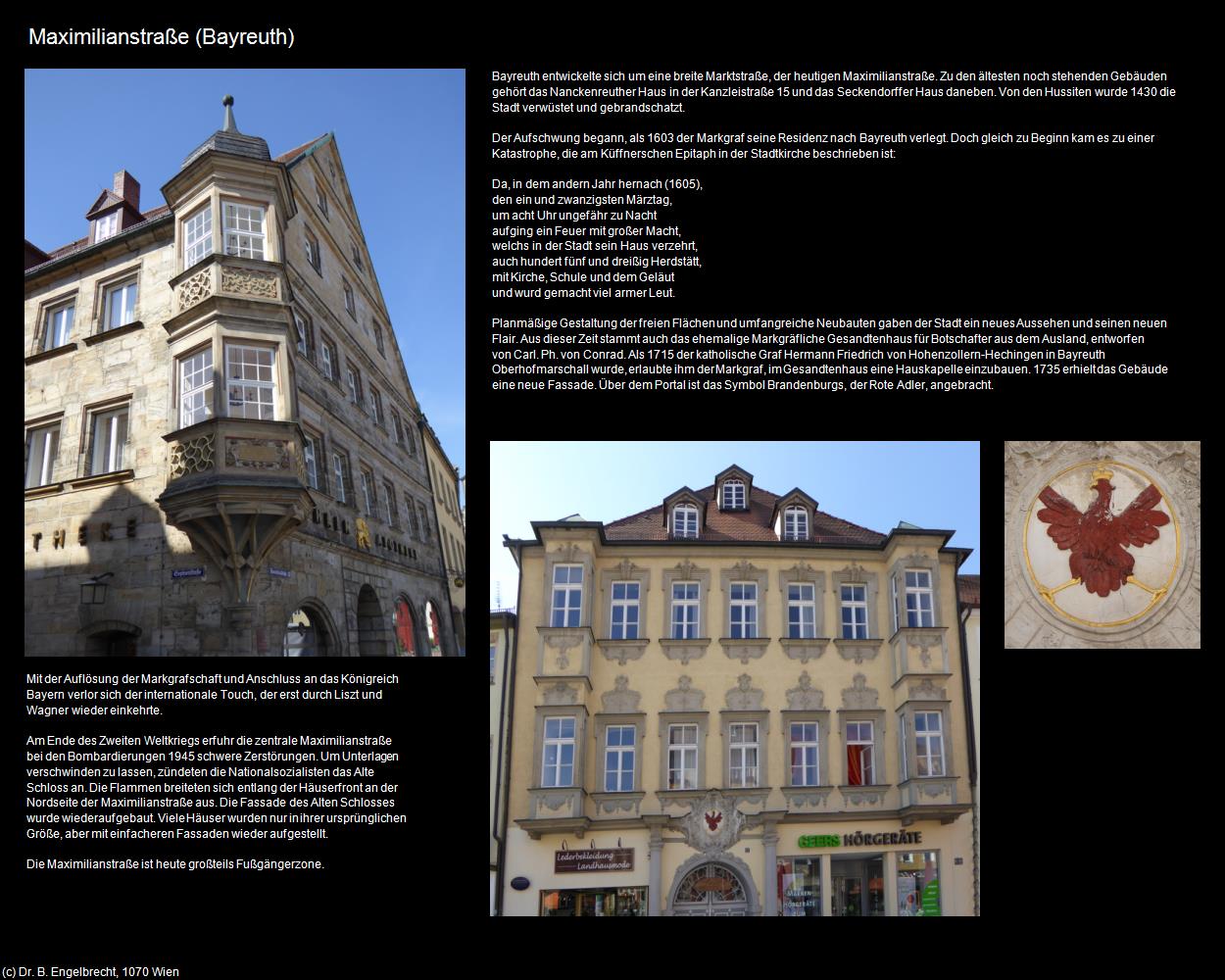 Maximilianstraße (Bayreuth) in Kulturatlas-BAYERN