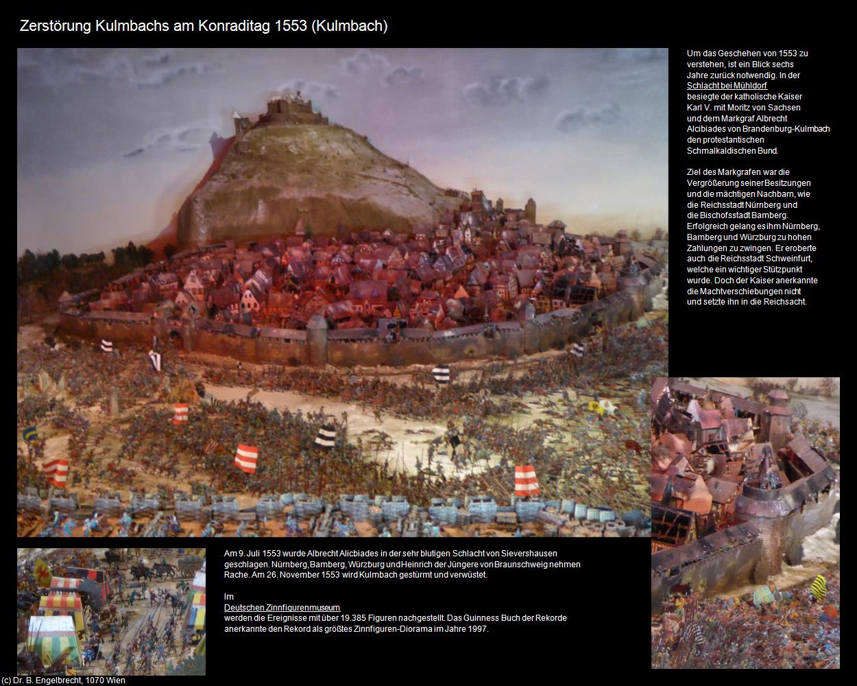Zerstörung Kulmbachs am Konraditage 1553  (Kulmbach) in Kulturatlas-BAYERN(c)B.Engelbrecht