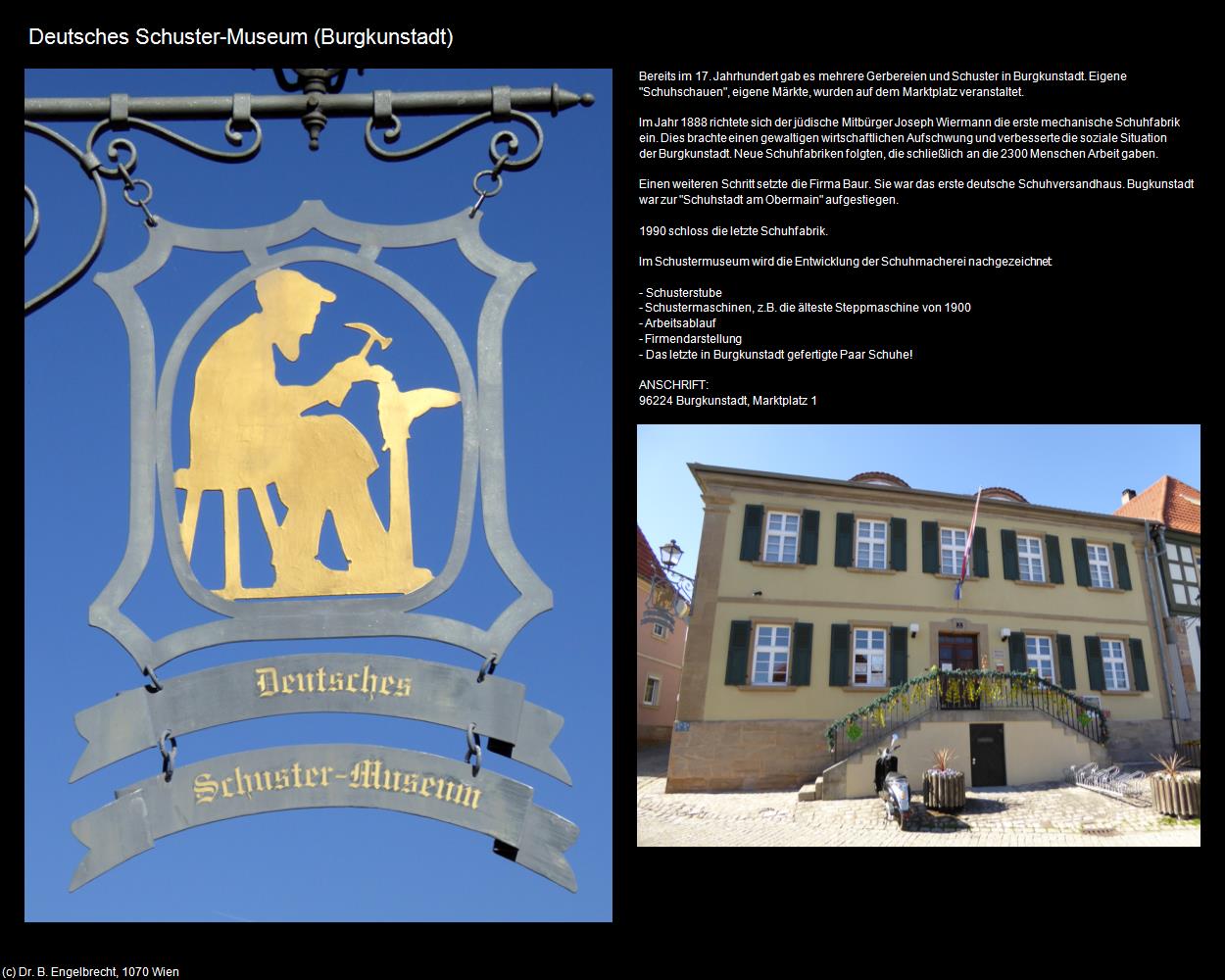 Deutsches Schuster-Museum (Burgkunstadt) in Kulturatlas-BAYERN