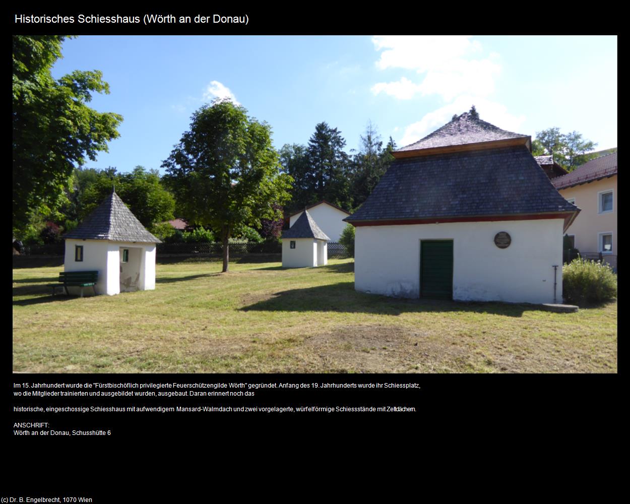 Hist. Schiesshaus  (Wörth an der Donau) in Kulturatlas-BAYERN