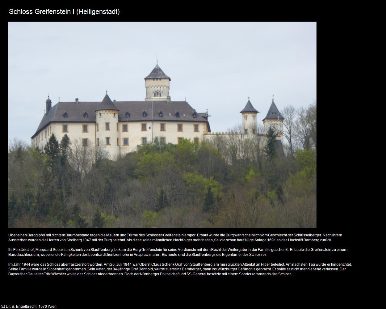 Schloss Greifenstein I (Heiligenstadt in Oberfranken) in Kulturatlas-BAYERN