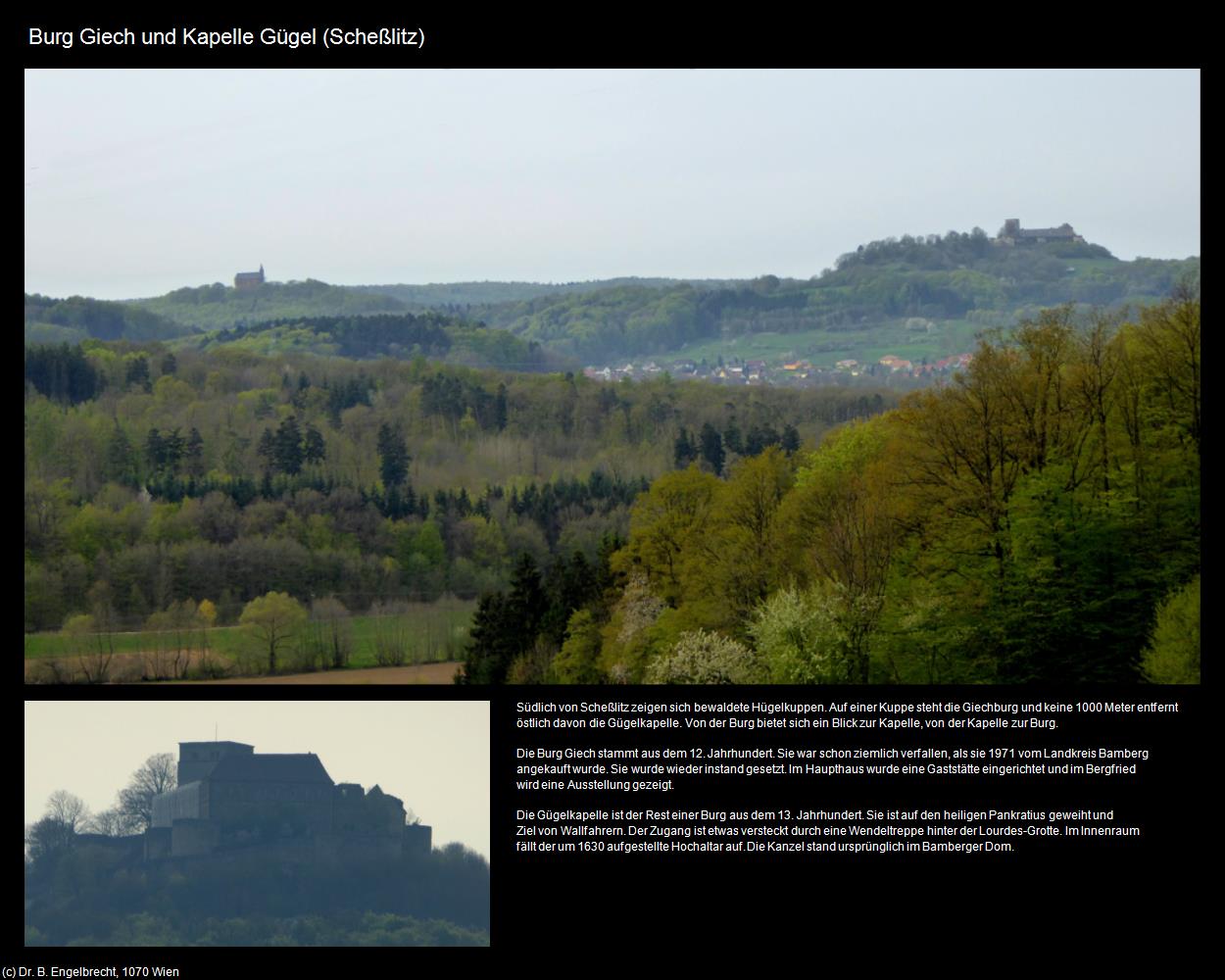 Burg Giech und Kapelle Gügel (Scheßlitz) in Kulturatlas-BAYERN