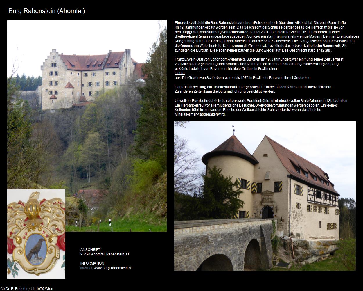 Burg Rabenstein  (Ahorntal) in Kulturatlas-BAYERN(c)B.Engelbrecht