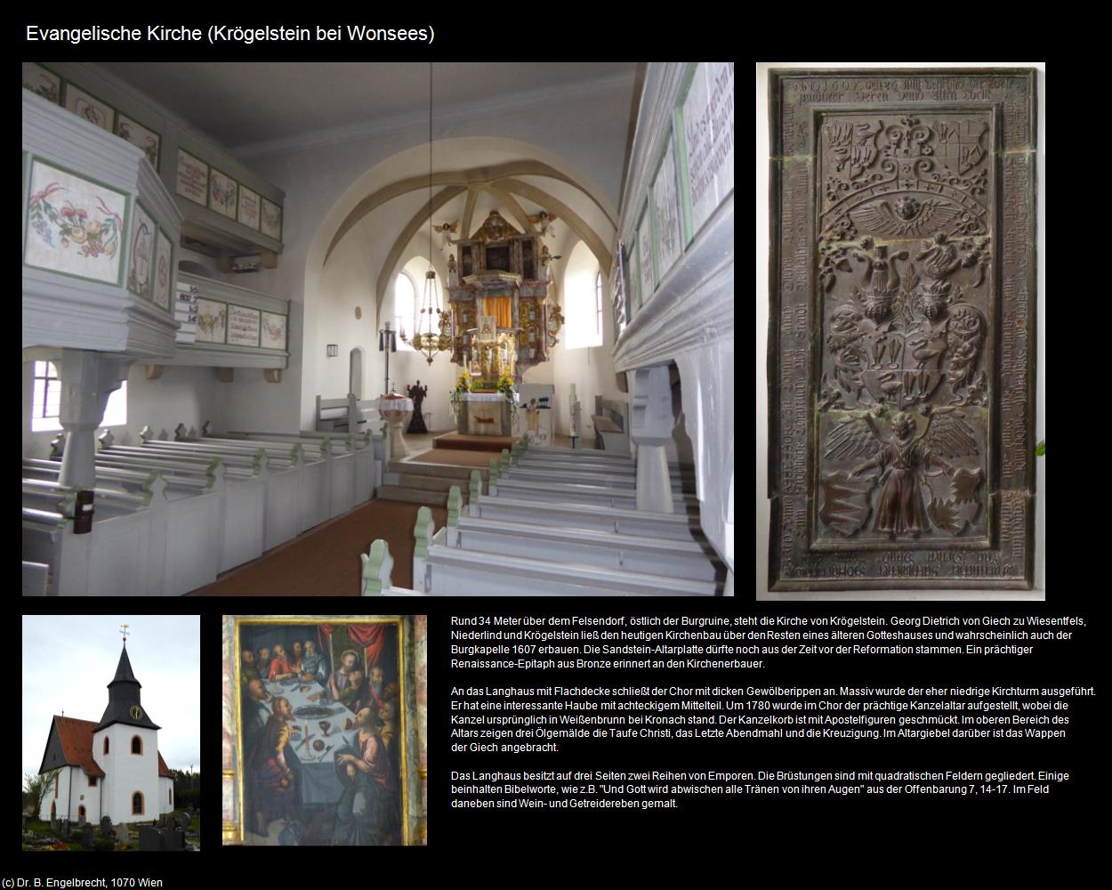 Evang. Kirche (Krögelstein bei Wonsees) in Kulturatlas-BAYERN