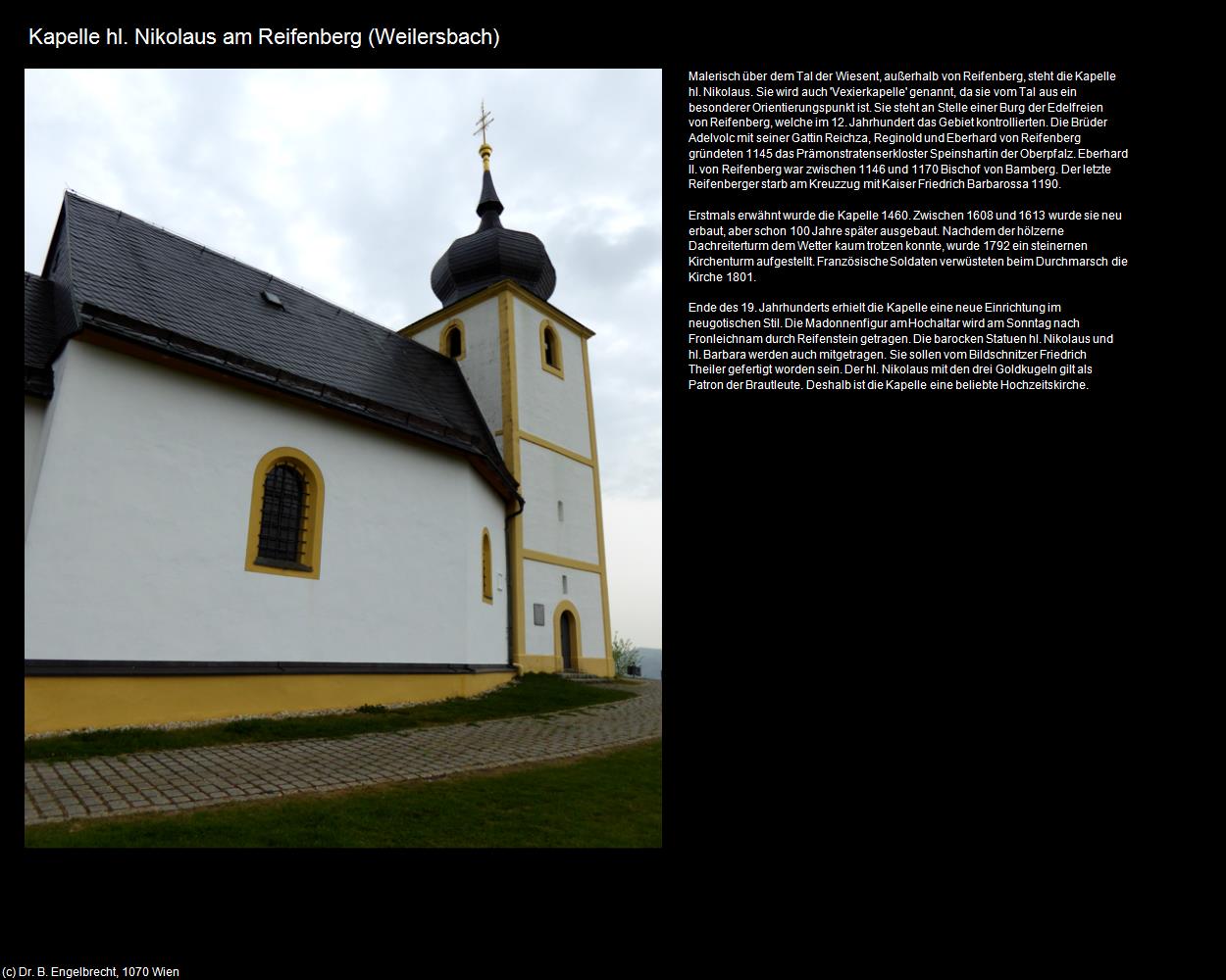 Kapelle hl. Nikolaus am Reifenberg (Weilersbach) in Kulturatlas-BAYERN