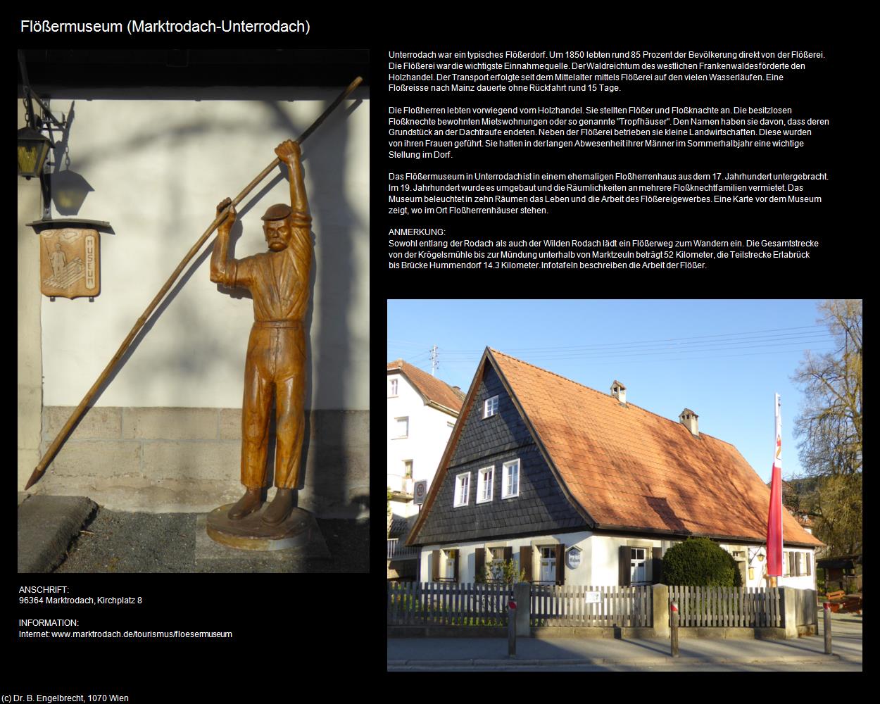 Flößermuseum (Unterrodach) (Marktrodach) in Kulturatlas-BAYERN
