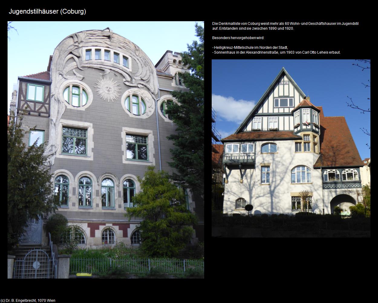 Jugendstilhäuser (Coburg) in Kulturatlas-BAYERN