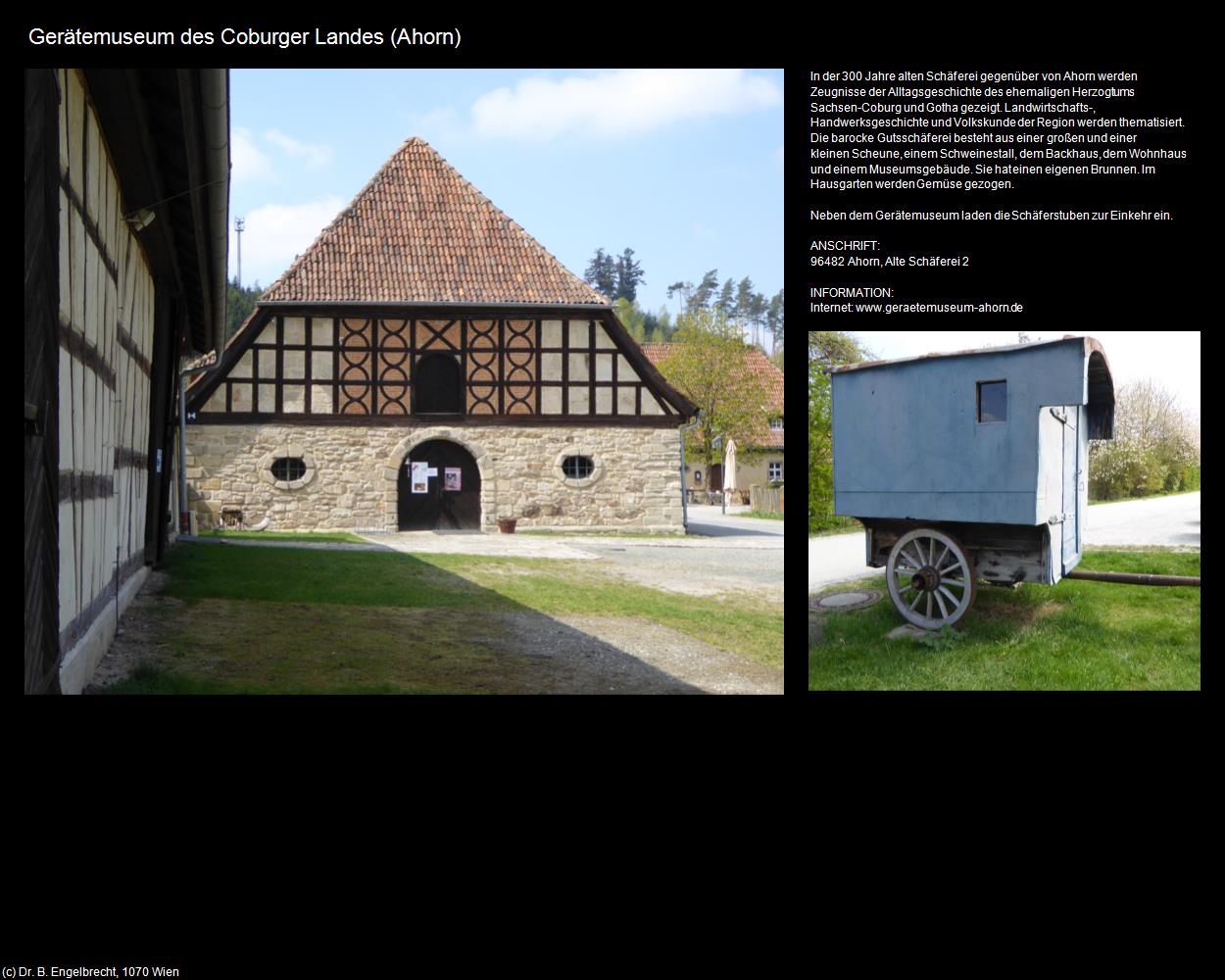 Gerätemuseum (Ahorn) in Kulturatlas-BAYERN