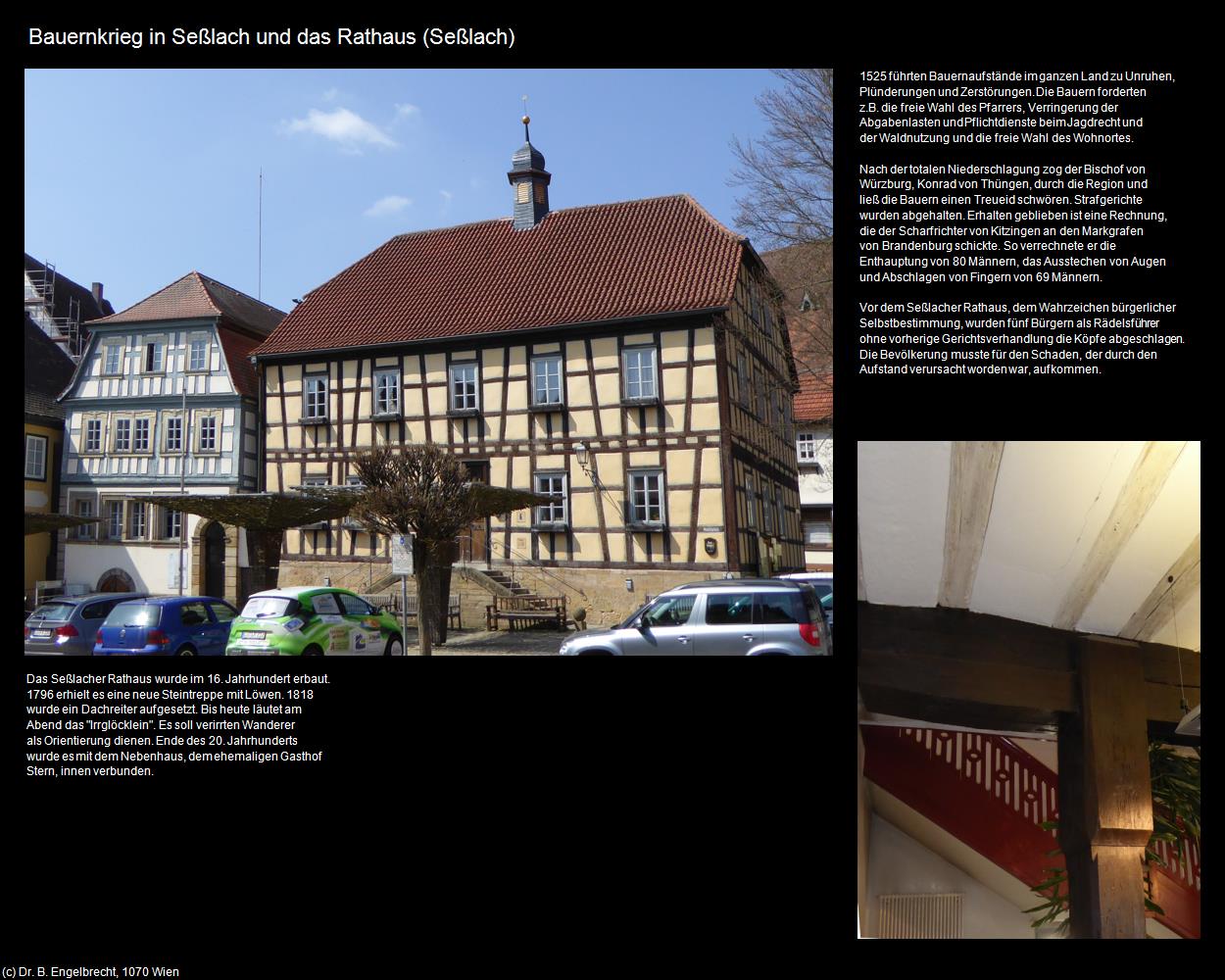 Bauernkrieg und Rathaus (Seßlach) in Kulturatlas-BAYERN