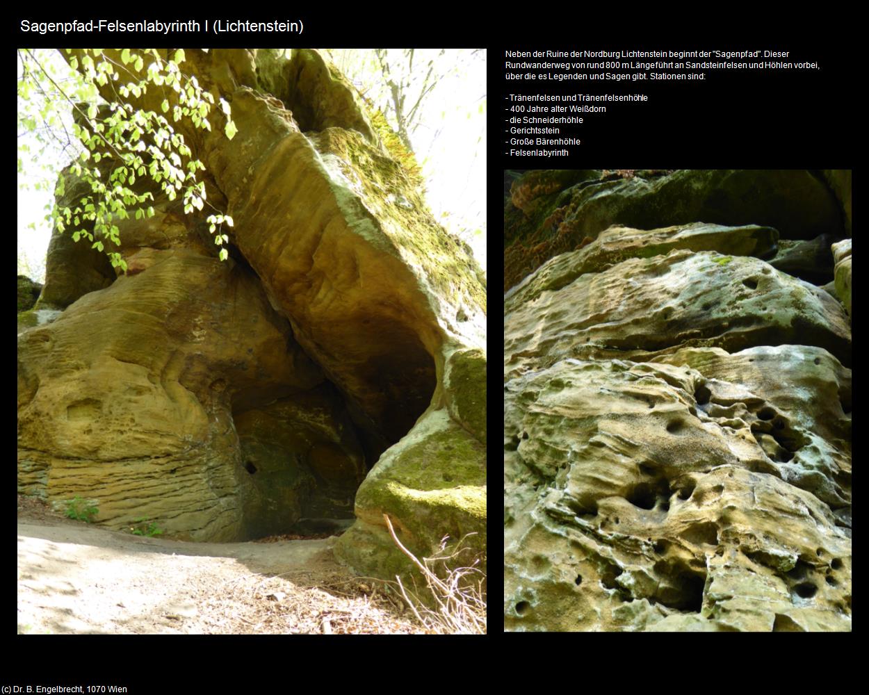 Sagenpfad-Felsenlabyrinth I (Lichtenstein ) in Kulturatlas-BAYERN