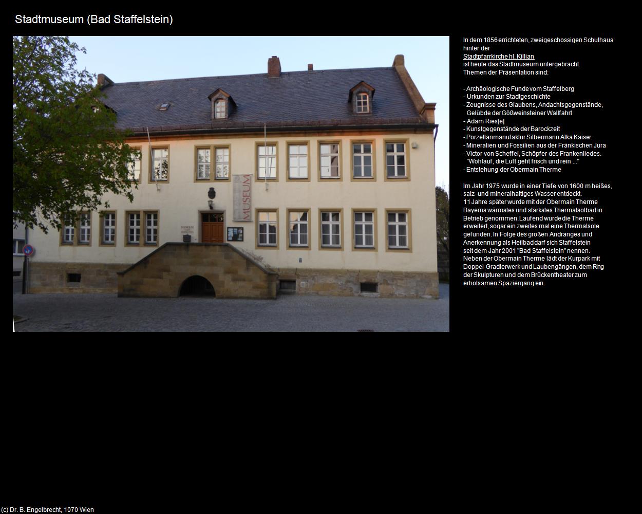 Stadtmuseum (Bad Staffelstein) in Kulturatlas-BAYERN(c)B.Engelbrecht