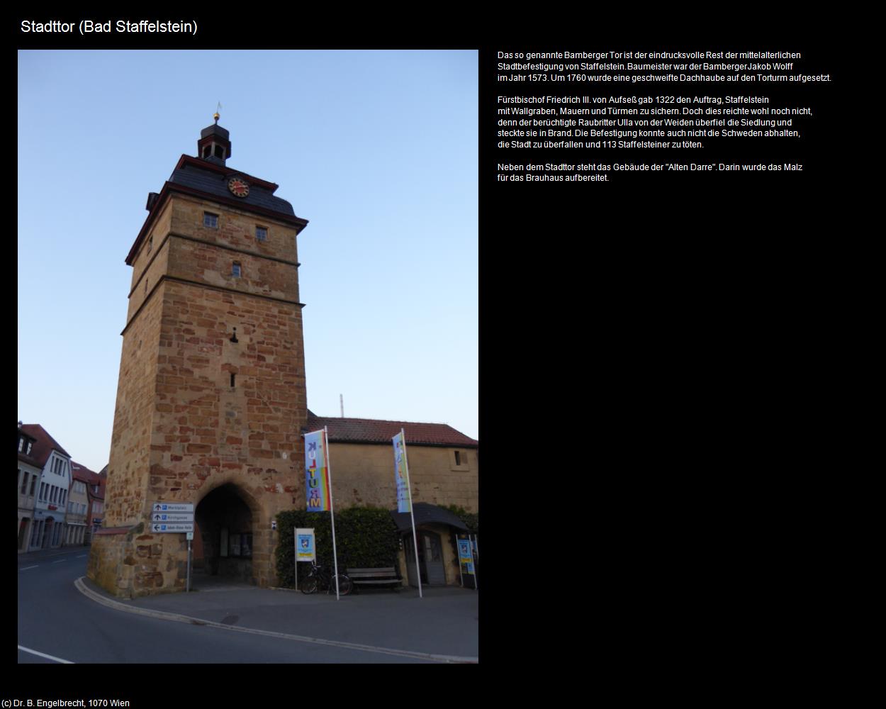 Stadttor (Bad Staffelstein) in Kulturatlas-BAYERN